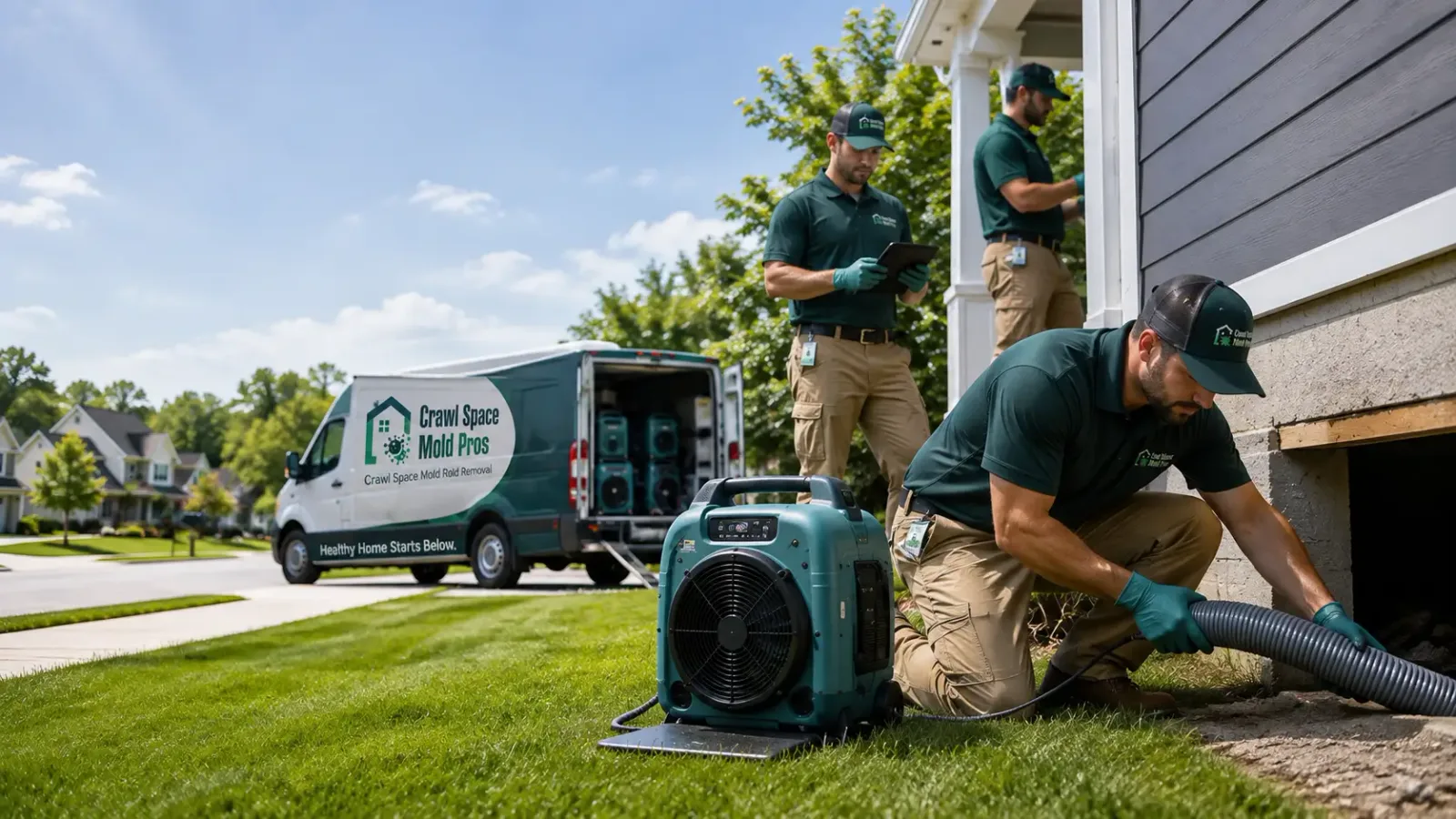 Crawl Space Mold Removal in Woodland, CA